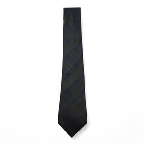 John Varvatos Hooker’s Green & Black Plaid Silk Tie